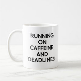 Caffeine & Deadlines Hustle Mug コーヒーマグカップ