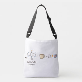 Caffeine Equation Tote Bag–Science Coffee Nerd Bag クロスボディバッグ