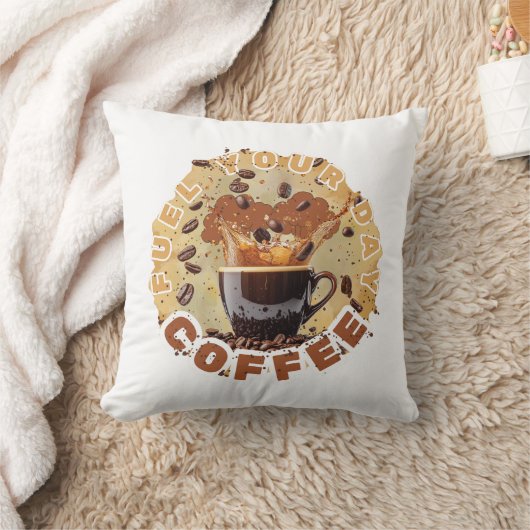 Caffeine First  クッション (ブランケット)