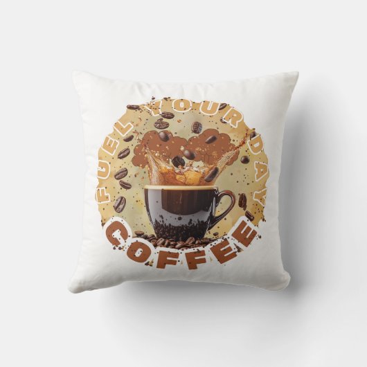 Caffeine First  クッション (裏面)