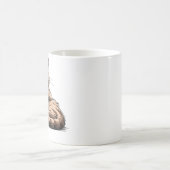 Caffeine First Coffee Mug for Cat & Coffee Lovers コーヒーマグカップ (中央)