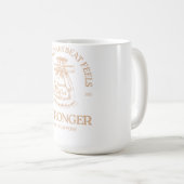 Caffeine Fuels Every Heartbeat コーヒーマグカップ (正面右)