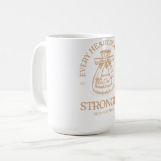 Caffeine Fuels Every Heartbeat コーヒーマグカップ