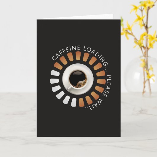 Caffeine loading カード (黄色い花)