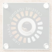 Caffeine loading ガラスコースター (裏面)