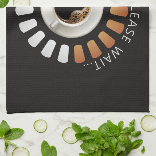 Caffeine loading キッチンタオル (折り畳み)