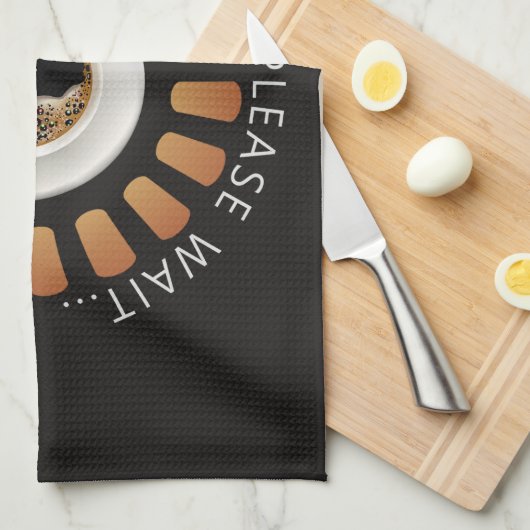 Caffeine loading キッチンタオル (四つ折り)