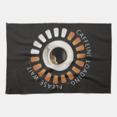 Caffeine loading キッチンタオル (横)