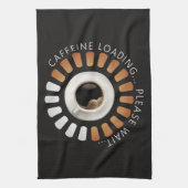 Caffeine loading キッチンタオル (縦)