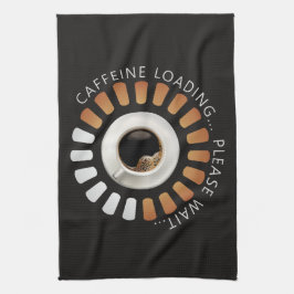 Caffeine loading キッチンタオル