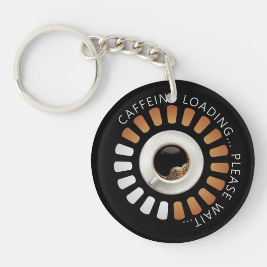 Caffeine loading キーホルダー (正面)