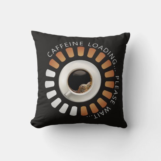 Caffeine loading クッション (正面)