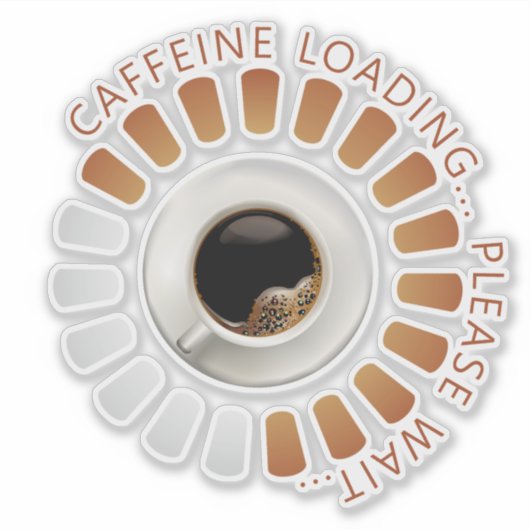 Caffeine loading シール (正面)