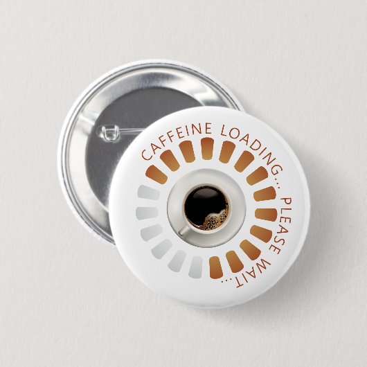 Caffeine loading 缶バッジ (正面&裏面)