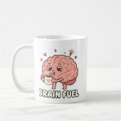 Caffeine Lover brain コーヒーマグカップ (左)