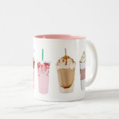 Caffeine Lover Coffee Mug for Morning Motivation ツートーンマグカップ (正面右)
