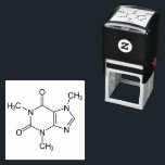 Caffeine Molecule Chemistry Coffee Atoms セルフインキングスタンプ<br><div class="desc">Caffeine Molecule Chemistry Coffee Atoms gift idea. Great gift for coffee lover,  gift for chemistry teacher,  gift for chemistry student and a wonderful science gift idea!</div>
