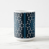  Caffeine Molecules Classic Coffee Mug コーヒーマグカップ (中央)