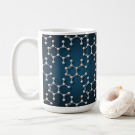 Caffeine Molecules Classic Coffee Mug コーヒーマグカップ
