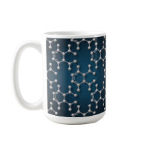  Caffeine Molecules Classic Coffee Mug