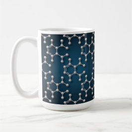  Caffeine Molecules Classic Coffee Mug コーヒーマグカップ