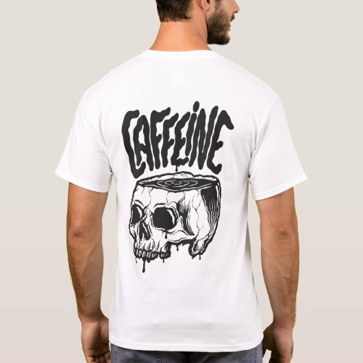 Caffeine Tシャツ (裏面)