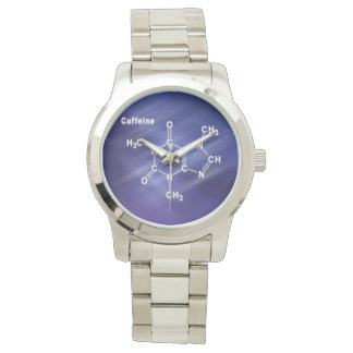CaffeineCaffeine Structural chemical formula 腕時計