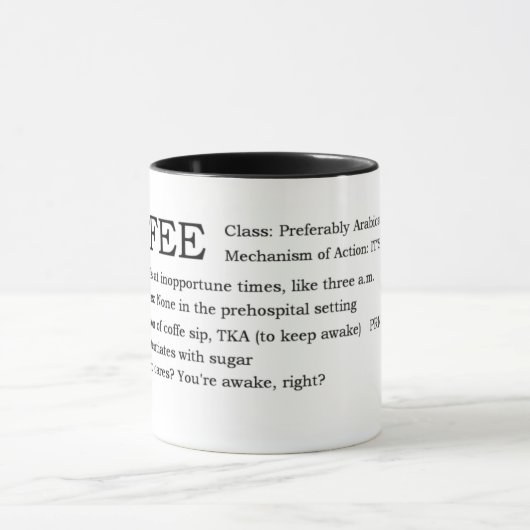 CaffeineRX マグカップ (中央)