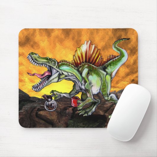 Caffeinosaurus マウスパッド (マウス)