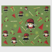 Caganer de los Nacimientos catalanes by Simonsitos ラッピングペーパー (フラット)