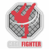 Cage Fighter MMA Knockout シール (正面)