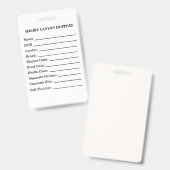 Cage Tag バッジ (表裏)