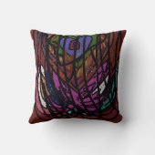 Caged Heart Throw Pillow クッション (裏面)