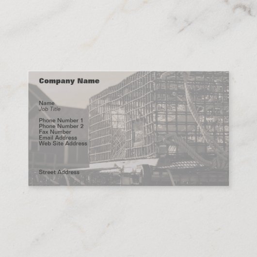 Caginのプロファイルカード 名刺 (正面)