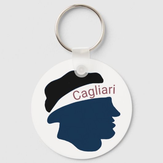 Cagliari italian キーホルダー (正面)