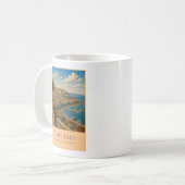Cagliari, Italy – Vintage Travel Mug コーヒーマグカップ (正面左)