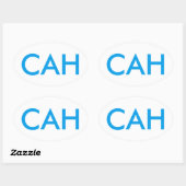 CAHサポートステッカー 楕円形シール (シート)