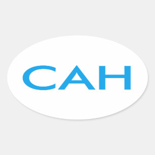 CAHサポートステッカー 楕円形シール
