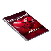 Cahier à spirale de Mon Journal Intime ノートブック (右側)