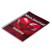 Cahier à spirale de Mon Journal Intime ノートブック (左側)