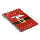 Cahier à spirales with motif de noel ノートブック (右側)