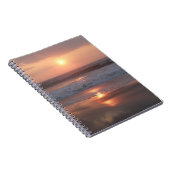 Cahier Coucher de soleil rose sur la plage   ノートブック (右側)