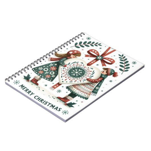 Cahier de notes Noël ノートブック (左側)