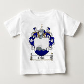 CAHILLの家紋- CAHILLの紋章付き外衣 ベビーTシャツ (正面)