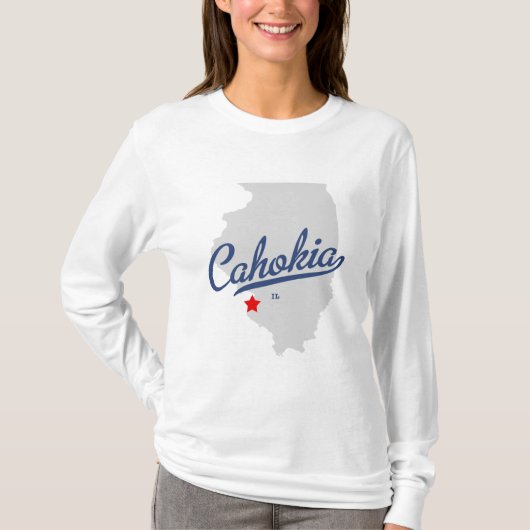 CahokiaイリノイILのワイシャツ Tシャツ (正面)