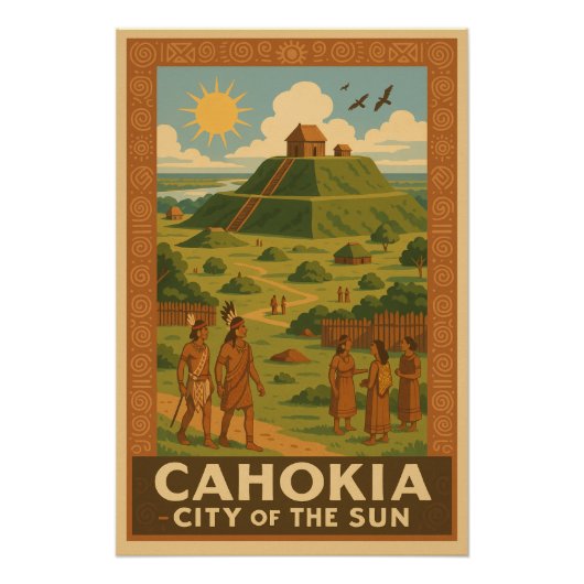 Cahokia – Ancient City of the Mounds ポスター (正面)