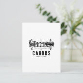 Cahors  Architecture Pont  Poster Gravure Noir et  ポストカード (スタンド正面)