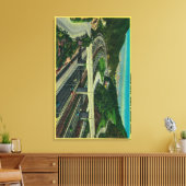 Cahuenga Freeway、ハリウッドへのゲートウェイ キャンバスプリント (インサイチュ (リビング))