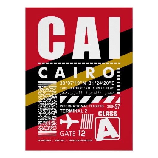 CAIカイロエアポート ポスター (正面)