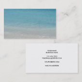 Caicosの美しいビーチ|のトルコ人および写真 名刺 (正面/裏面)